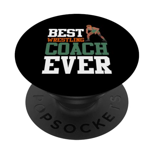 Wrestling-Trainer PopSockets Klebender PopGrip von Wrestling Coach Gifts for Wrestling Coaches