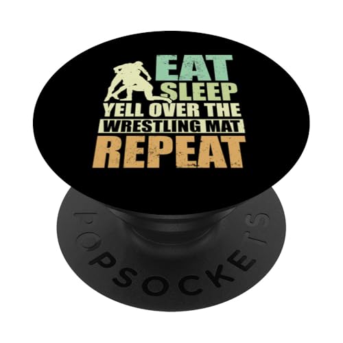 Wrestling-Trainer PopSockets Klebender PopGrip von Wrestling Coach Gifts for Wrestling Coaches