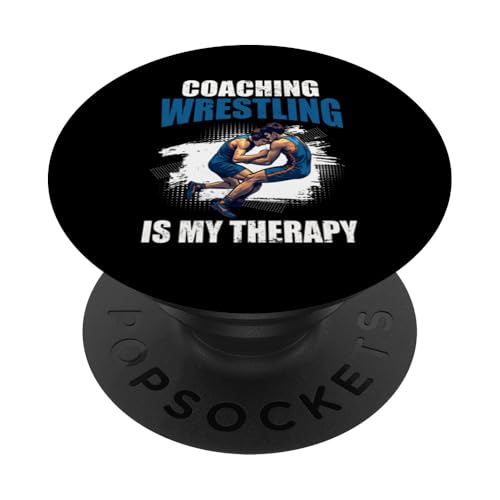 Wrestling-Trainer PopSockets Klebender PopGrip von Wrestling Coach Gifts for Wrestling Coaches