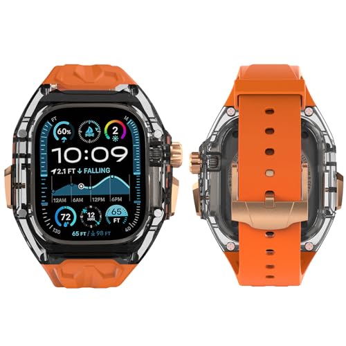 Wristitani Kompatibel mit Apple Watch TPU Armband 49mm 46mm 45mm 44mm, TPU Robuste Ersatzarmband für iWatch Ultra 2 Ultra Serie 10 9 8 SE2 7 6 SE 5 4 Wristitani Kompatibel mit Apple Watch TPU Armband 49mm 46mm 45mm 44mm, TPU Robuste Ersatzarmband für iWatch Ultra 2 Ultra Serie 10 9 8 SE2 7 6 SE 5 4 von Wristitani
