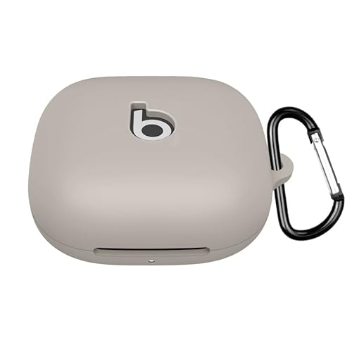 Writiany Silikon-Schutzhülle für Beats Powerbeats Pro 2, mit Schlüsselanhänger, schützende Haut, kompatibel mit Powerbeats Pro 2 (Grau) von Writiany