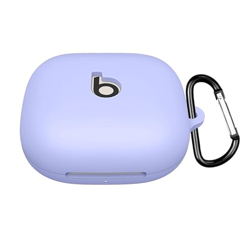 Writiany Silikon-Schutzhülle für Beats Powerbeats Pro 2, mit Schlüsselanhänger, schützende Haut, kompatibel mit Powerbeats Pro 2 (lila) von Writiany