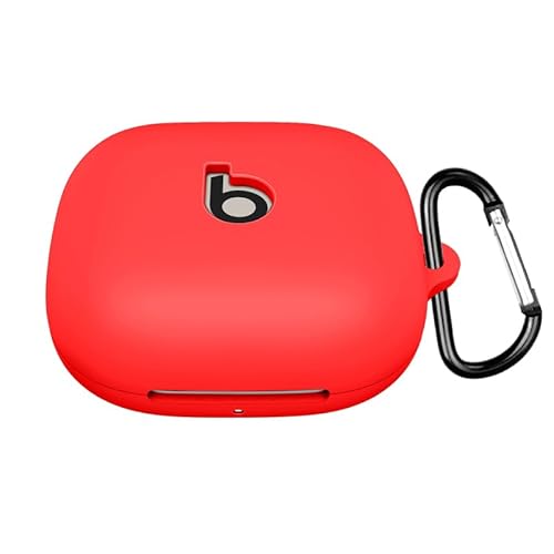 Writiany Silikon-Schutzhülle für Beats Powerbeats Pro 2, mit Schlüsselanhänger, schützende Haut, kompatibel mit Powerbeats Pro 2 (rot) von Writiany