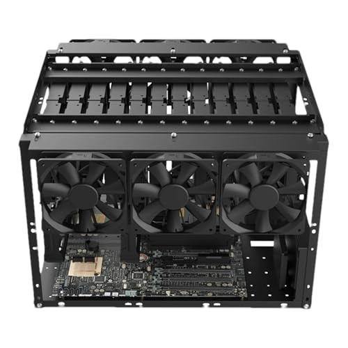 Mining Rig Frame | PC Frame Computer Case | Open Air Testbench, Stackable Rack Stand, Desktop Chassis, Crypto Coin Currency Mining Accessories, Use with GPU and Mining Hardware Mining Rig Frame | PC Frame Computer Case | Open Air Testbench, Stackable Rack Stand, Desktop Chassis, Crypto Coin Currency Mining Accessories, Use with GPU and Mining Hardware von Wrohto