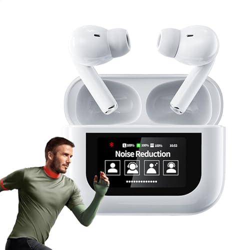 Noise Cancelling Earbuds | Touch Screen Earbuds | Sports Headphones with Charging Case, Long Battery Life, Fitness Ear Buds for Smartphone, Tablet, Laptop, Use for Workouts & Travel Noise Cancelling Earbuds | Touch Screen Earbuds | Sports Headphones with Charging Case, Long Battery Life, Fitness Ear Buds for Smartphone, Tablet, Laptop, Use for Workouts & Travel von Wrohto
