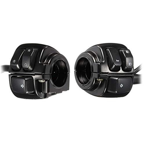 Wrtysully 1 Paar Schalter für Motorrad Lenker Kontroll Leuchten (25 Mm) mit Kabel von Wrtysully