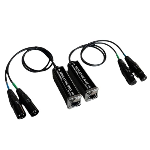 Wrtysully 1 Paar XLR-Netzwerkkabel-Extender, Stecker/Buchse, 300 M, 4-Kanal-Netzwerk-Signal-Extender Wrtysully 1 Paar XLR-Netzwerkkabel-Extender, Stecker/Buchse, 300 M, 4-Kanal-Netzwerk-Signal-Extender von Wrtysully
