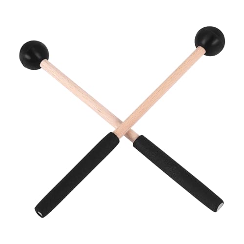 Wrtysully 1 Paar Zungen Trommel SchläGel und SchläGel mit Weichem Gummi Kopf für Trommel Zungen Trommel und Klaviatur Schlagzeug Wrtysully 1 Paar Zungen Trommel SchläGel und SchläGel mit Weichem Gummi Kopf für Trommel Zungen Trommel und Klaviatur Schlagzeug von Wrtysully