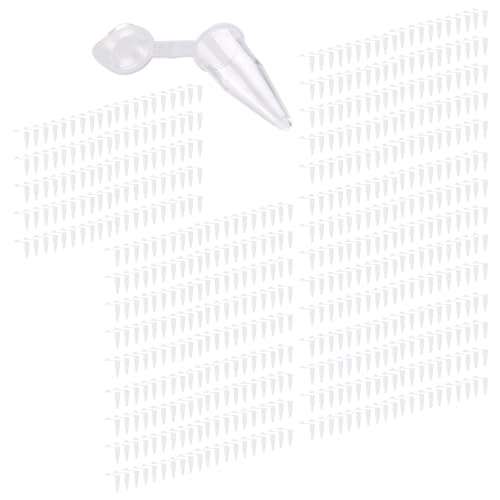 Wrtysully 1000 Stueck 0,2ml Rundboden Zentrifugenroehrchen w Befestigte Kappen klar Wrtysully 1000 Stueck 0,2ml Rundboden Zentrifugenroehrchen w Befestigte Kappen klar von Wrtysully