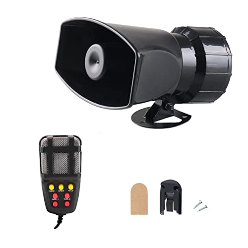 Wrtysully 12V 7 Sounds 120DB Drahtlose Elektronische Sirene Lautes Auto Warnalarm Feuersirene Horn AutozubehöR Wrtysully 12V 7 Sounds 120DB Drahtlose Elektronische Sirene Lautes Auto Warnalarm Feuersirene Horn AutozubehöR von Wrtysully