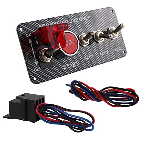 Wrtysully 12V Auto-ZÜNdschalter Motorstart-Druckknopf 3 Racing Panel Umschalten Wrtysully 12V Auto-ZÜNdschalter Motorstart-Druckknopf 3 Racing Panel Umschalten von Wrtysully