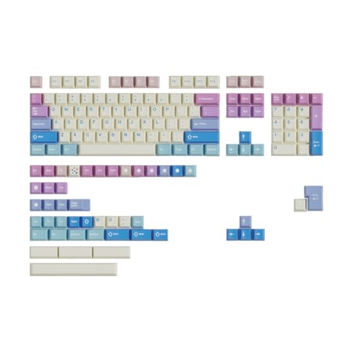 Wrtysully 150 Tasten Tastenkappen PBT-Material Tastatur-Tastenkappen Cherry-Profil Sublimations-Tastenkappe für die Meisten Mechanischen Tastaturen A Wrtysully 150 Tasten Tastenkappen PBT-Material Tastatur-Tastenkappen Cherry-Profil Sublimations-Tastenkappe für die Meisten Mechanischen Tastaturen A von Wrtysully