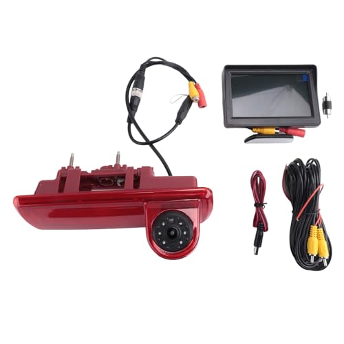 Wrtysully 170-Grad-RüCkfahrkamera-RüCkfahrkamera-Bremslicht und 4,3-Monitor für Trafic/Vaxhall Vivara Custom 2014 Wrtysully 170-Grad-RüCkfahrkamera-RüCkfahrkamera-Bremslicht und 4,3-Monitor für Trafic/Vaxhall Vivara Custom 2014 von Wrtysully