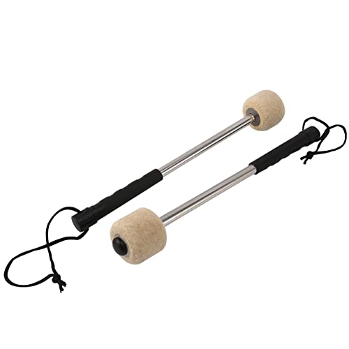 Wrtysully 2 StüCke Bass Trommel SchläGel Filz Kopf Schlagzeug SchläGel Pauken SchläGel mit Edelstahl, Wrtysully 2 StüCke Bass Trommel SchläGel Filz Kopf Schlagzeug SchläGel Pauken SchläGel mit Edelstahl, von Wrtysully