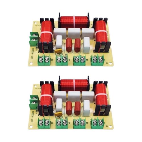 Wrtysully 2-Teiliger Crossover-Lautsprecher für Hohe, Mittlere und Niedrige Frequenzen, DIY-Audio-Splitter für Heimlautsprecher-Upgrade Wrtysully 2-Teiliger Crossover-Lautsprecher für Hohe, Mittlere und Niedrige Frequenzen, DIY-Audio-Splitter für Heimlautsprecher-Upgrade von Wrtysully