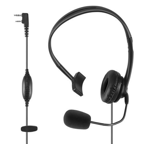 Wrtysully 2-poliger Kopfhoerer Headset TK220 Fuer Jianwu UV-5R -888S H777 Gegensprechanlage C9009 Wrtysully 2-poliger Kopfhoerer Headset TK220 Fuer Jianwu UV-5R -888S H777 Gegensprechanlage C9009 von Wrtysully