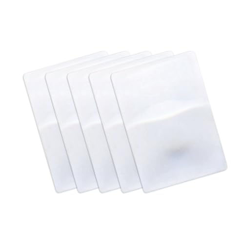Wrtysully 260 X 180 mm, Große Blattlupe, Vergrößerungsglas, Lesehilfe, Linse, Glaslinse, Buchseitenvergrößerung X3 von Wrtysully