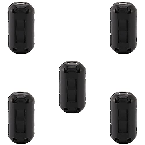 Wrtysully 5 Stück Clip On Rauschunterdrücker-Kabel 3,5mm Ferritkern Filter Wrtysully 5 Stück Clip On Rauschunterdrücker-Kabel 3,5mm Ferritkern Filter von Wrtysully