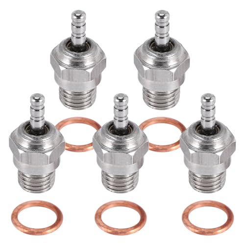 Wrtysully 5Pcs N3 GlüHkerze Nitro Truck Hot Spark Motorteile ZubehöR OS RC Modellauto 70117 von Wrtysully