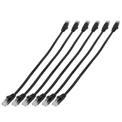 Wrtysully 6 Stücke 1 Ft Flach Internet Netzwerk Kabel Solide Cat6 Hoch Geschwindigkeit Fleck LAN Draht Mit Hemmungslos Rj45 Anschlüsse Wrtysully 6 Stücke 1 Ft Flach Internet Netzwerk Kabel Solide Cat6 Hoch Geschwindigkeit Fleck LAN Draht Mit Hemmungslos Rj45 Anschlüsse von Wrtysully