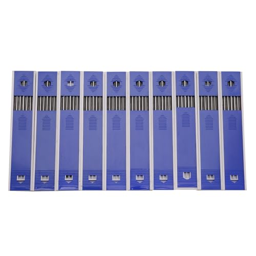 Wrtysully 60 StüCk 2,8 Mm Solide NachfüLlung Minen für Bleistifte für die Holzbearbeitung Druckbleistift zum Schreiben, Zeichnen, Zeichnen (Schwarz) von Wrtysully