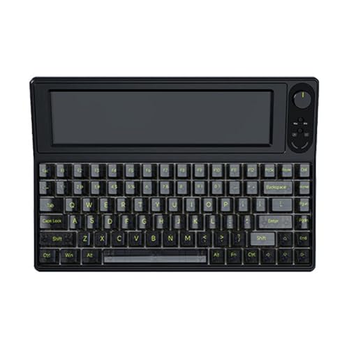 Wrtysully AKP846 Mechanische Tastatur mit Smart Display und 10,1-Farbbildschirm, Dichtungsstruktur, Hot-Swap-Fähigen PBT-Tastenkappen,A Wrtysully AKP846 Mechanische Tastatur mit Smart Display und 10,1-Farbbildschirm, Dichtungsstruktur, Hot-Swap-Fähigen PBT-Tastenkappen,A von Wrtysully