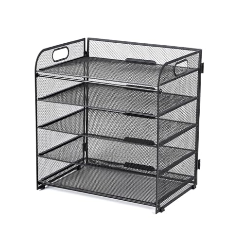 Wrtysully Ablage, Dokumentenregal, Griffe, Mesh-Schreibtisch-Aktenregal, Desktop-Dokumentenregal Aus Metall, Büro-Dokumentenregal, Heim-Dokumentenregal Wrtysully Ablage, Dokumentenregal, Griffe, Mesh-Schreibtisch-Aktenregal, Desktop-Dokumentenregal Aus Metall, Büro-Dokumentenregal, Heim-Dokumentenregal von Wrtysully