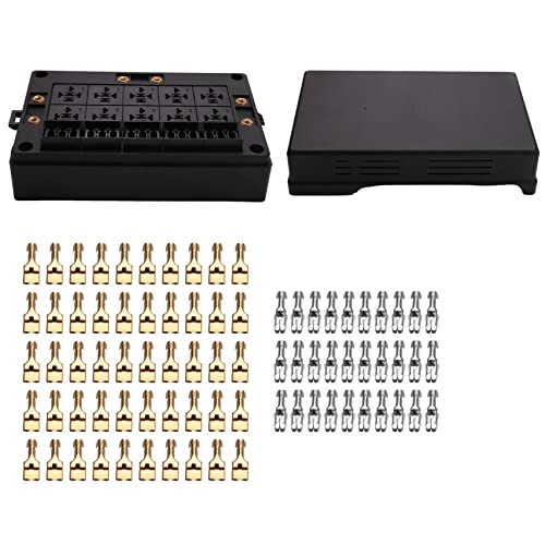Wrtysully Auto Relais Sockel Schwarz Box 18 Wege Sicherungs Halter für Automotive Marine Wrtysully Auto Relais Sockel Schwarz Box 18 Wege Sicherungs Halter für Automotive Marine von Wrtysully