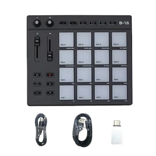 Wrtysully B16 MIDI Keyboard Percussion Pad - für die Musikproduktions -DJ -Controller -Arrangeurin Einfach zu Bedienen Feine Verarbeitung Wrtysully B16 MIDI Keyboard Percussion Pad - für die Musikproduktions -DJ -Controller -Arrangeurin Einfach zu Bedienen Feine Verarbeitung von Wrtysully