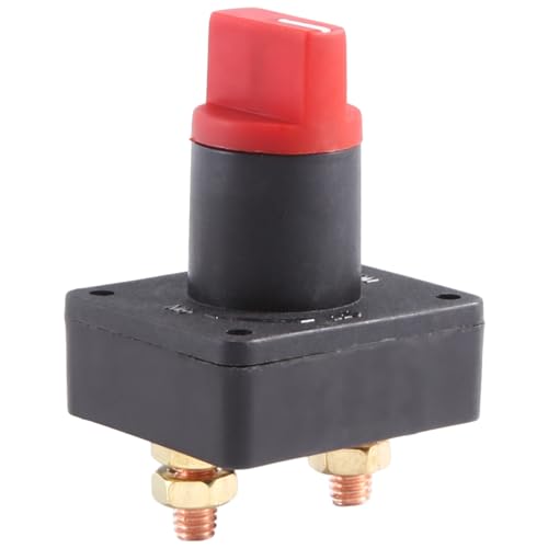 Wrtysully Batterieschalter Leistung Trennschalter Trennschalter trennen Schnitt OFF Schalter fuer Auto Boot Marine Van Truck Rv ATV Wohnwagen (Typ J 1 stuecke) von Wrtysully