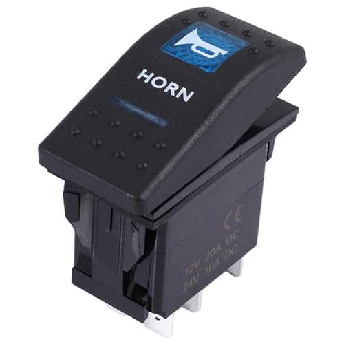 Wrtysully Blaulicht Hupenmuster LED 12V / 20A 24V / 10A 5-Poliger Wippschalter Autoboot Wrtysully Blaulicht Hupenmuster LED 12V / 20A 24V / 10A 5-Poliger Wippschalter Autoboot von Wrtysully