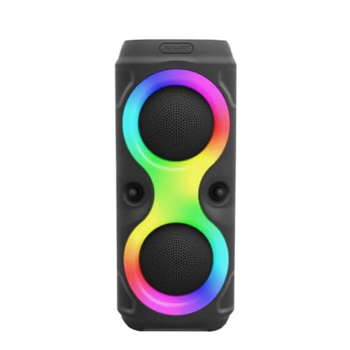 Wrtysully Bluetooth-Lautsprecher, Kabelloses Heimkino, Soundsäule für Den Außenbereich, Tragbarer Subwoofer-Lautsprecher mit RGB FM/AUX Wrtysully Bluetooth-Lautsprecher, Kabelloses Heimkino, Soundsäule für Den Außenbereich, Tragbarer Subwoofer-Lautsprecher mit RGB FM/AUX von Wrtysully