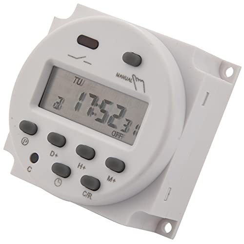 Wrtysully DC 12V Digitale LCD Power Programmierbare Timer Zeitschaltrelais 16A Ampere von Wrtysully