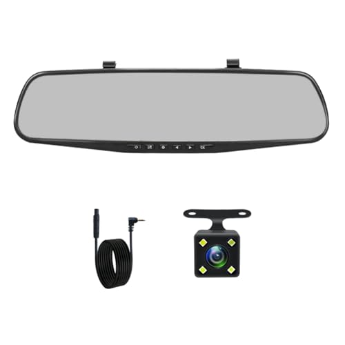 Wrtysully Dashcam Weißer Rückfahrkamera DVR 4,3 Dashcam FHD 1080P Auto-Registrar-Unterstützung Rückfahrkamera Videorecorder Wrtysully Dashcam Weißer Rückfahrkamera DVR 4,3 Dashcam FHD 1080P Auto-Registrar-Unterstützung Rückfahrkamera Videorecorder von Wrtysully