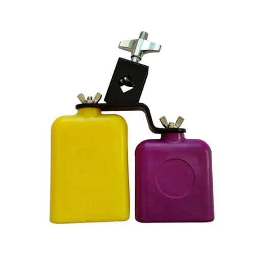 Wrtysully Doppelte Sambago-Glocke, Lateinamerikanische Musik, Gelb, Lila, Kuhglocke, Hoher, Tiefer Ton, Klopfer, Trommel, Schlaginstrument, Wrtysully Doppelte Sambago-Glocke, Lateinamerikanische Musik, Gelb, Lila, Kuhglocke, Hoher, Tiefer Ton, Klopfer, Trommel, Schlaginstrument, von Wrtysully