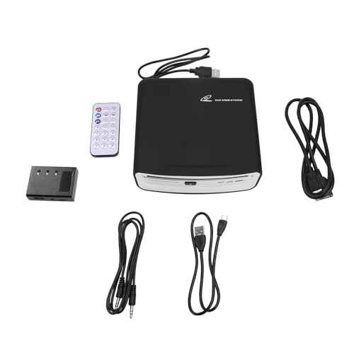 Wrtysully Externe Stereo-Radio-Dish-Box Fürs Auto, CD/DVD-Player, USB-Schnittstelle mit AUX-Box für Android-Player, Radio-Zubehör von Wrtysully