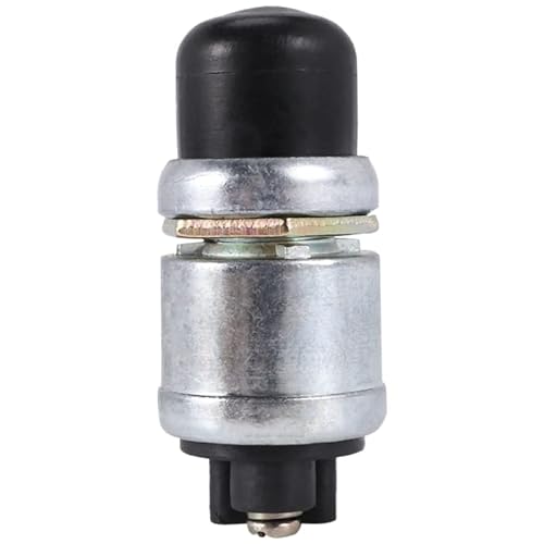 Wrtysully Hochleistungsmotorstart Drucktaste Schwerlast Momentan Startschalter 12V Dc Wetterfester Drucktaster Startschalter (50 Ampere) von Wrtysully