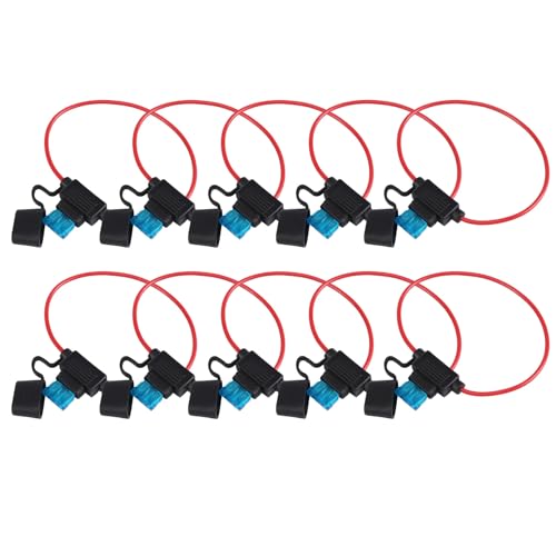 Wrtysully Inline Sicherungshalter Atc/Ato Add A Circuit Auto Sicherungshalter 10 Pack Sicherung Tap Adapter 16 Gauge 20Amp Klinge Wasserdichter Mit 10 Stücke 15 Amp Standard Sicherungen Wrtysully Inline Sicherungshalter Atc/Ato Add A Circuit Auto Sicherungshalter 10 Pack Sicherung Tap Adapter 16 Gauge 20Amp Klinge Wasserdichter Mit 10 Stücke 15 Amp Standard Sicherungen von Wrtysully