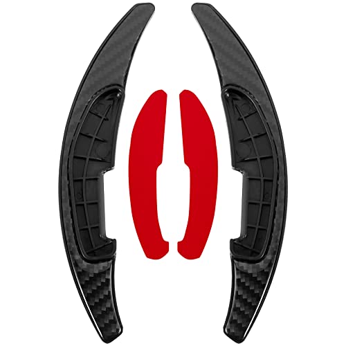 Wrtysully Kohlefaser Lenkrad Paddel Schalt Hebel Schalt Hebel VerläNgerung für M Serie M2 M3 M5 M6 X 5M X6M von Wrtysully