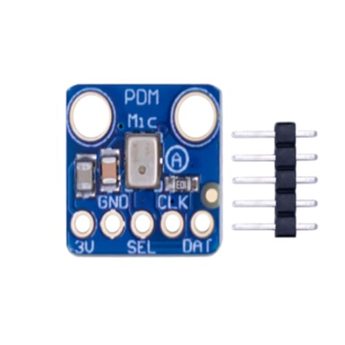 Wrtysully MP34DT01 PDM Digitales MEMS-Mikrofonmodul Einfache Pulsdichtemodulationsausgabe Kleines Omnidirektionales Mikrofon Wrtysully MP34DT01 PDM Digitales MEMS-Mikrofonmodul Einfache Pulsdichtemodulationsausgabe Kleines Omnidirektionales Mikrofon von Wrtysully