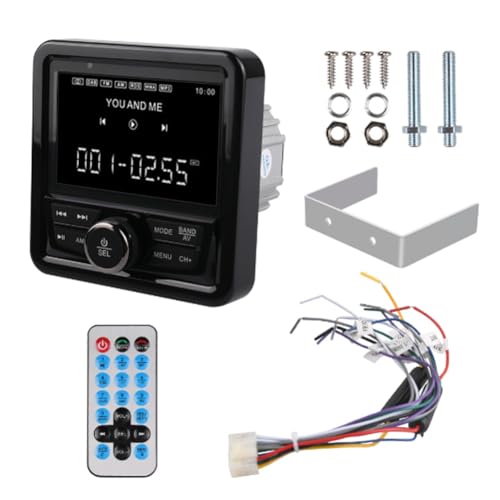 Wrtysully Marineradio FM AM MP3 Media Player Boot Stereo Wasserdichter Bluetooth USB AUX Empfänger für UTV ATV SPA RZR Einfache Installation Wrtysully Marineradio FM AM MP3 Media Player Boot Stereo Wasserdichter Bluetooth USB AUX Empfänger für UTV ATV SPA RZR Einfache Installation von Wrtysully
