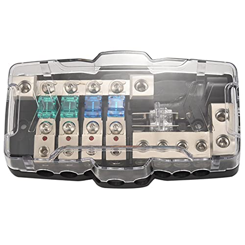 Wrtysully Multifunktionale Led Auto Audio Stereo ANL Sicherungshalter Verteilung 0 / 4Ga 4 Wege Sicherungen Box Block 30A 60A 80Amp Wrtysully Multifunktionale Led Auto Audio Stereo ANL Sicherungshalter Verteilung 0 / 4Ga 4 Wege Sicherungen Box Block 30A 60A 80Amp von Wrtysully