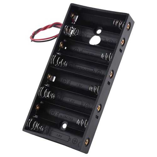 Wrtysully Neu Plastik 8 x 1.5V AA 2A-Zellen-Batterie Halter-Aufbewahrungsbehaelter-Standard 12V-Gehaeuse mit Anschlussleitung Wrtysully Neu Plastik 8 x 1.5V AA 2A-Zellen-Batterie Halter-Aufbewahrungsbehaelter-Standard 12V-Gehaeuse mit Anschlussleitung von Wrtysully
