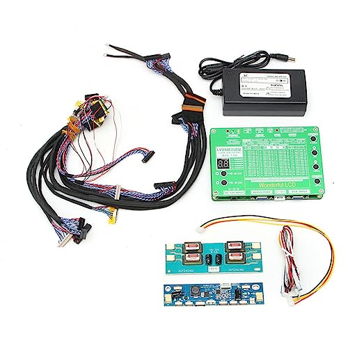 Wrtysully Neuer Laptop-LCD-/LED-Testbildschirm-Tester + 14 StüCk Lvds-Kabel + Wechselrichter-Werkzeugset, Panel, EU-Stecker von Wrtysully