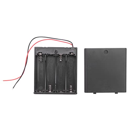 Wrtysully ON/Off-Schalter 5,5 "Leads Batteriehalter Kastenkasten Fuer 4 x 1,5 V AA-Batterien Wrtysully ON/Off-Schalter 5,5 "Leads Batteriehalter Kastenkasten Fuer 4 x 1,5 V AA-Batterien von Wrtysully
