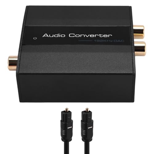 Wrtysully Optisch-zu Konverter Audio-Konverter Digital-Zu-Analog-Audio-Koaxial-zu Adapter 3,5-Mm-AUX mit Optischem Kabel Wrtysully Optisch-zu Konverter Audio-Konverter Digital-Zu-Analog-Audio-Koaxial-zu Adapter 3,5-Mm-AUX mit Optischem Kabel von Wrtysully