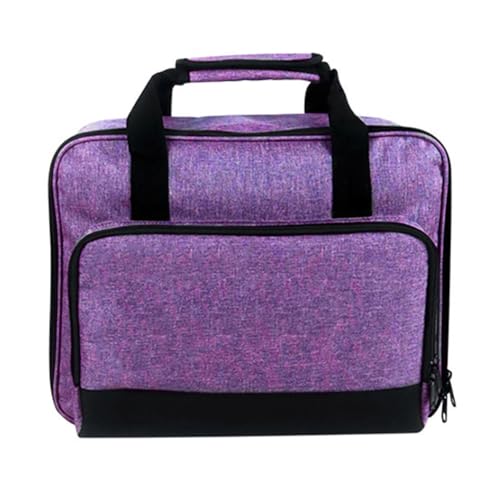 Wrtysully Projektortasche, Projektortasche mit Zubehör-Aufbewahrungstaschen, Tragetasche, Kompatibel mit Werkzeug und Zubehör, Lila Wrtysully Projektortasche, Projektortasche mit Zubehör-Aufbewahrungstaschen, Tragetasche, Kompatibel mit Werkzeug und Zubehör, Lila von Wrtysully