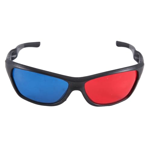 Wrtysully Rot und Blau/Blaugruen Anaglyph Einfacher Stil 3D-Brille Fuer 3D Film Spiel (Extra Upgrade-Stil) von Wrtysully