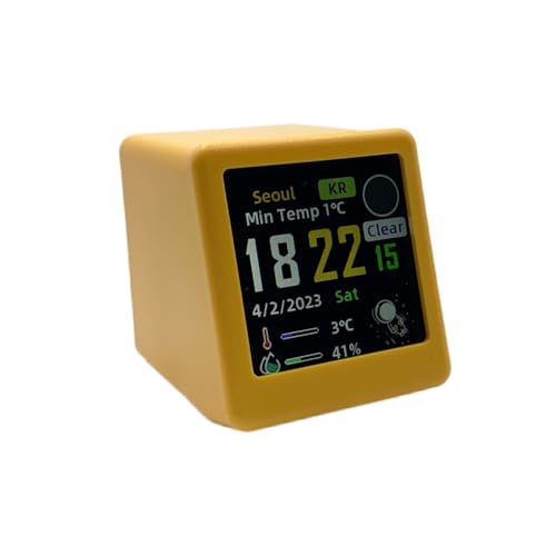 Wrtysully Smart Touch Wetterstation WiFi Schreibtisch Digital Analog Kleines Album Bilderrahmen Mini Schreibtisch Uhren Home Wrtysully Smart Touch Wetterstation WiFi Schreibtisch Digital Analog Kleines Album Bilderrahmen Mini Schreibtisch Uhren Home von Wrtysully