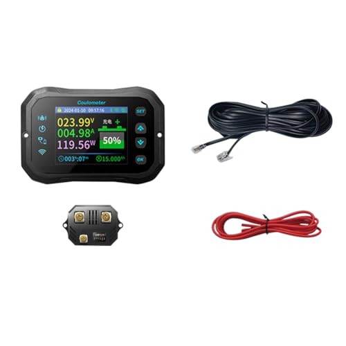 Wrtysully WiFi-Coulombmeter-Leistung-Volt-Amperemeter für Lithium- und Blei-Säure-Batterien RV-Batteriekapazitätsanzeige & -Monitor KM105F Wrtysully WiFi-Coulombmeter-Leistung-Volt-Amperemeter für Lithium- und Blei-Säure-Batterien RV-Batteriekapazitätsanzeige & -Monitor KM105F von Wrtysully